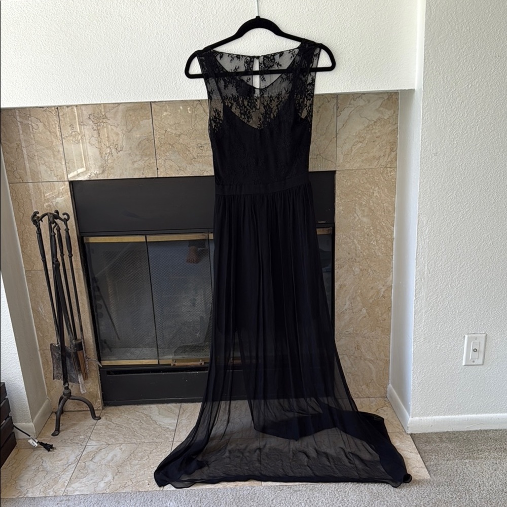 Guess by Marciano Black Lace Maxi Dress